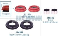 [111252] Caliper Tappet Repair Kit 69 mm (Locking Boot)