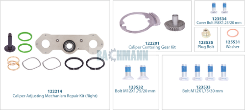 [122216] Caliper Mechanism Repair Kit (Right) 