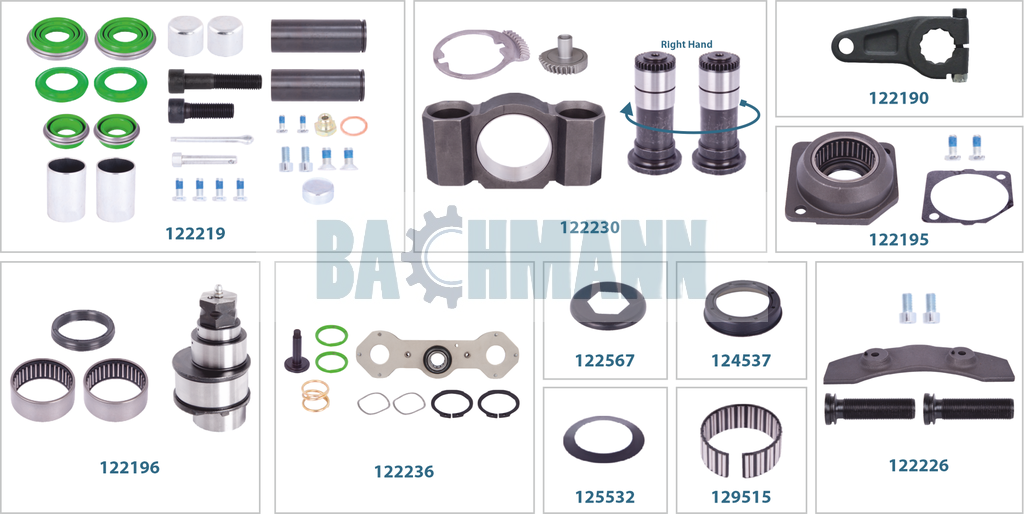 Caliper Complete Repair Kit (Right)