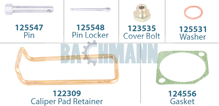 Caliper Brake Pad Retainer Repair Kit