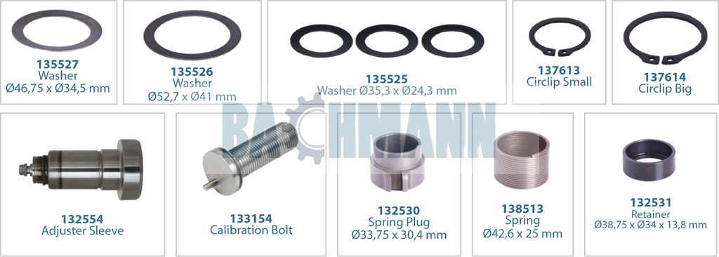 Caliper Adjusting Mechanism Kit