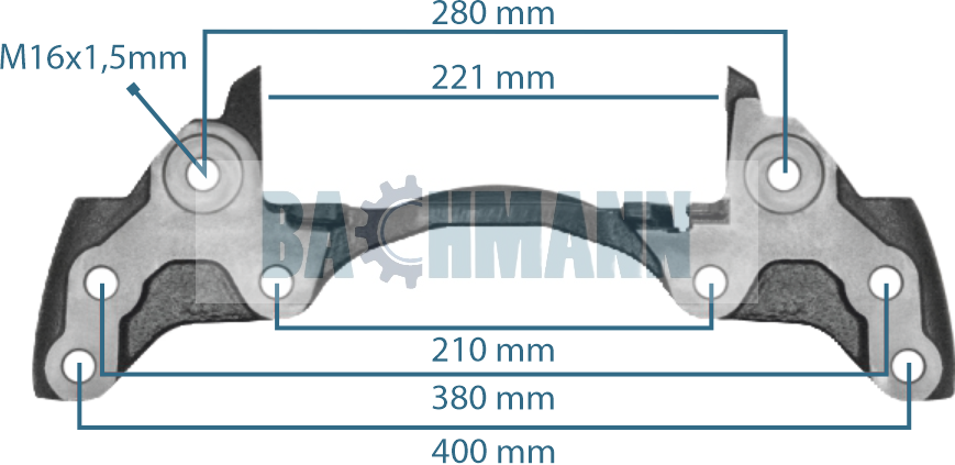 Caliper Carrier MB AROCS Front Right