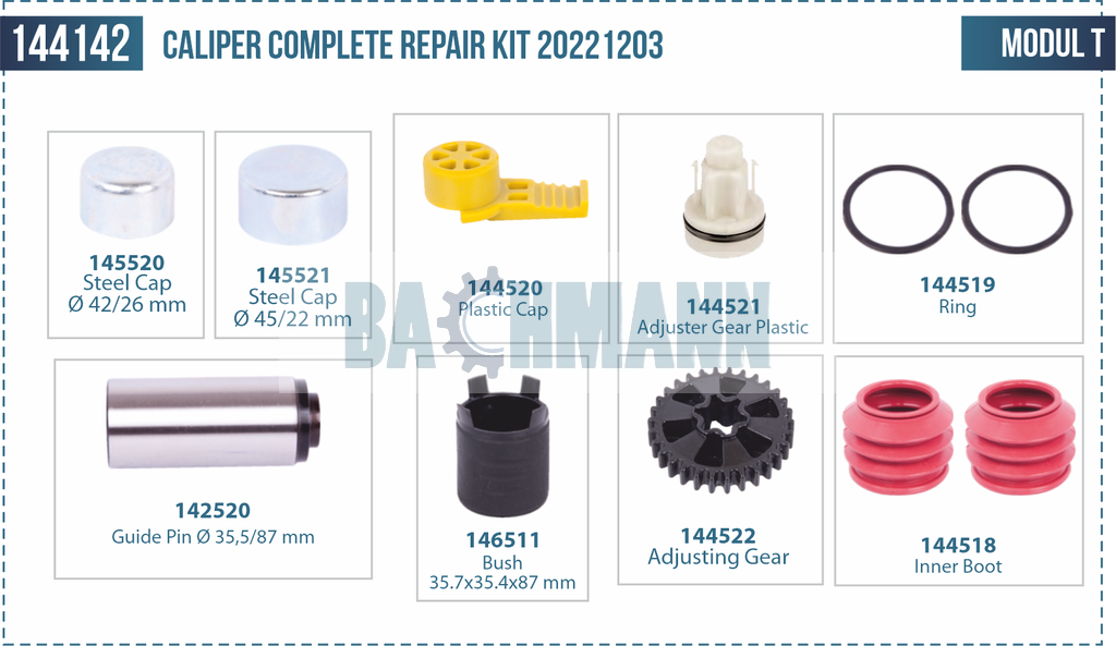 Kaliper Komple Tamir Takımı