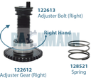 Caliper Adjusting Gear (Right) 